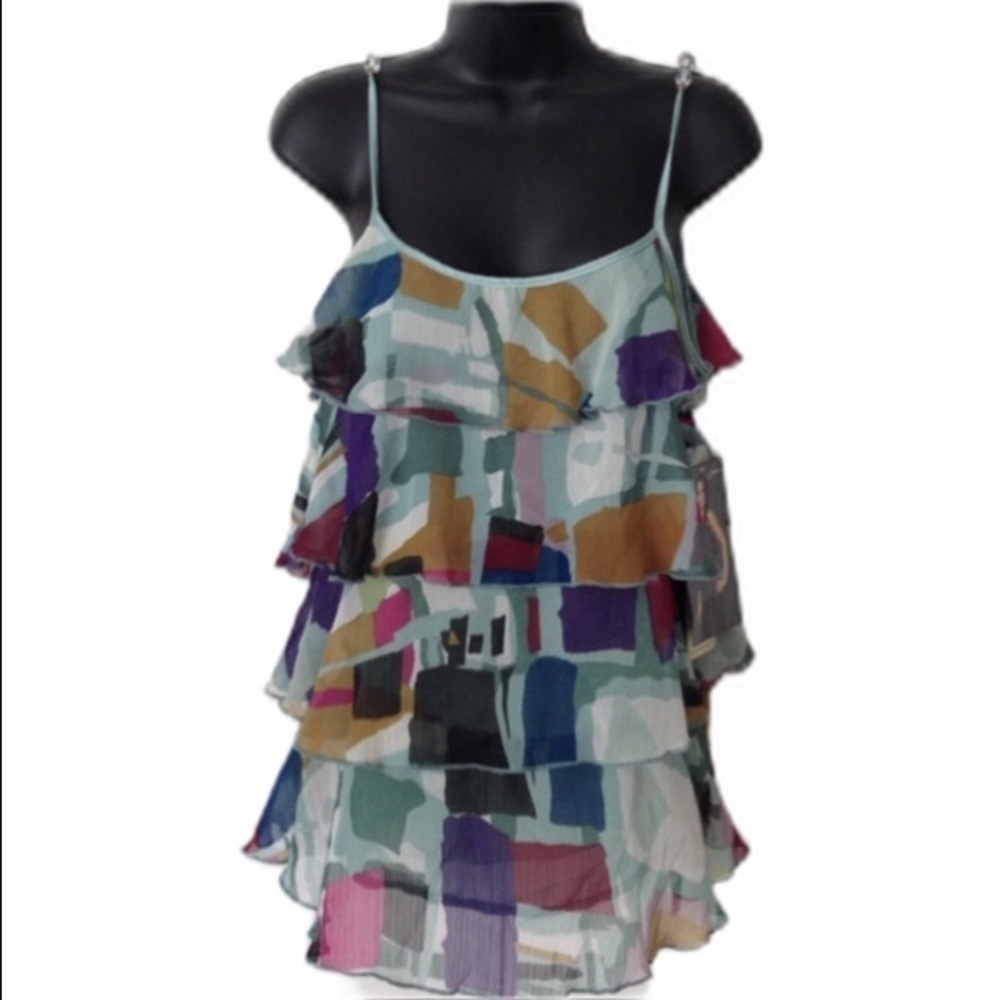 *🆕 Lapis Ruffle Colorful Top S